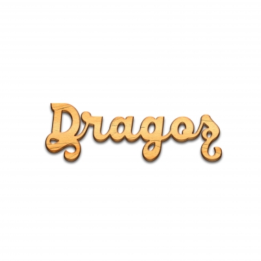 Decor nume Dragos debitat laser